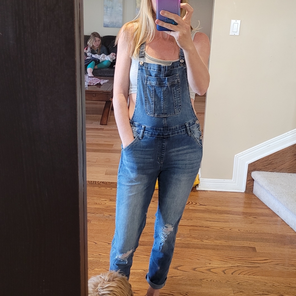 KanCan denim overalls